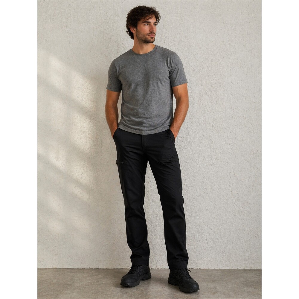 Copper & Oak Men's Tech Pants Cargo Zip Pocket Performance Stretch 36x34 **33